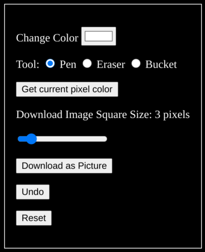 control panel